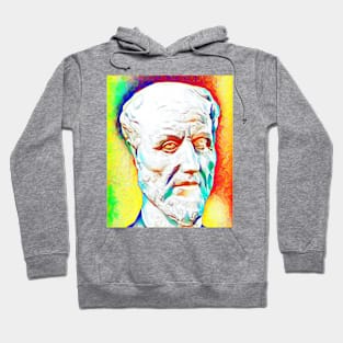 Plotinus Colourful Portrait | Plotinus Artwork 11 Hoodie